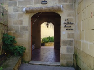 St John Farmhouse Gozo main entrance